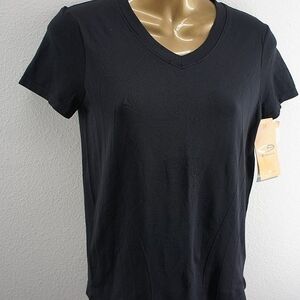 NWTS Champion black semi fitted top size S